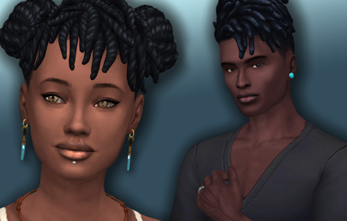 Sims 4 Natural Lips for Dark Skintones at Frenchie Sim