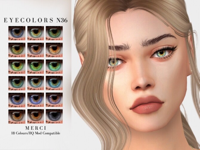 Sims 4 Eyecolors N36 by Merci at TSR