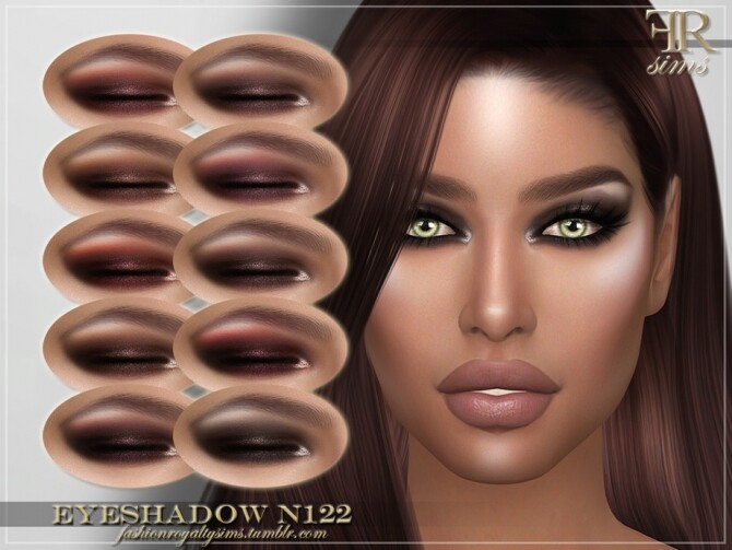 Sims 4 FRS Eyeshadow N122 by FashionRoyaltySims at TSR