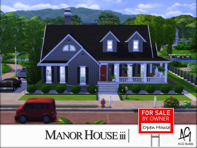 Sims 4 Manor House 3 by ALGbuilds at TSR
