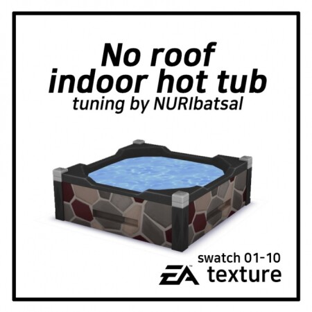 No roof indoor Hot tub by NURIbatsal at Mod The Sims