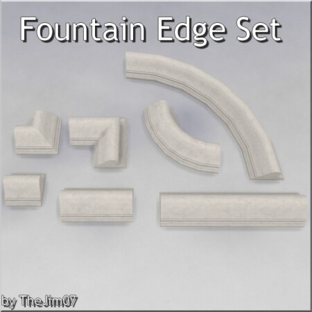 Fountain Edge Set by TheJim07 at Mod The Sims