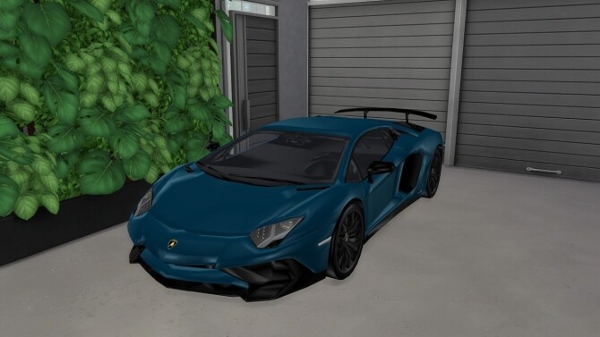 Sims 4 2015 Lamborghini Aventador SV at Modern Crafter CC