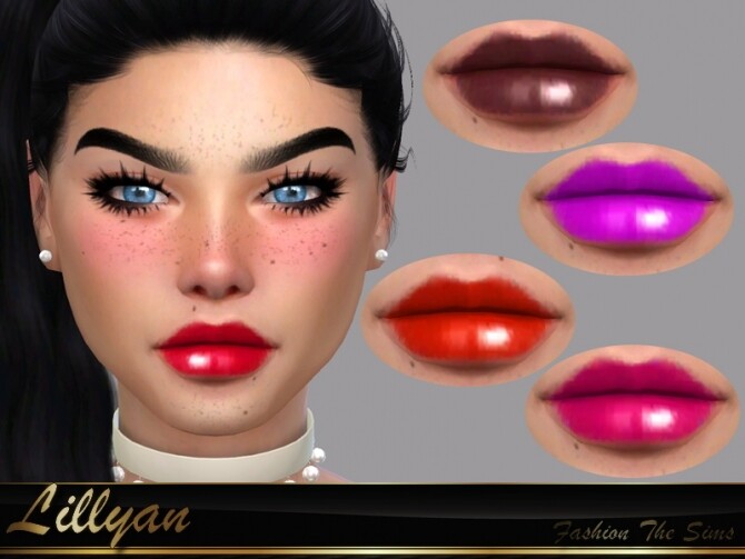 Sims 4 Lipstick Diana by LYLLYAN at TSR