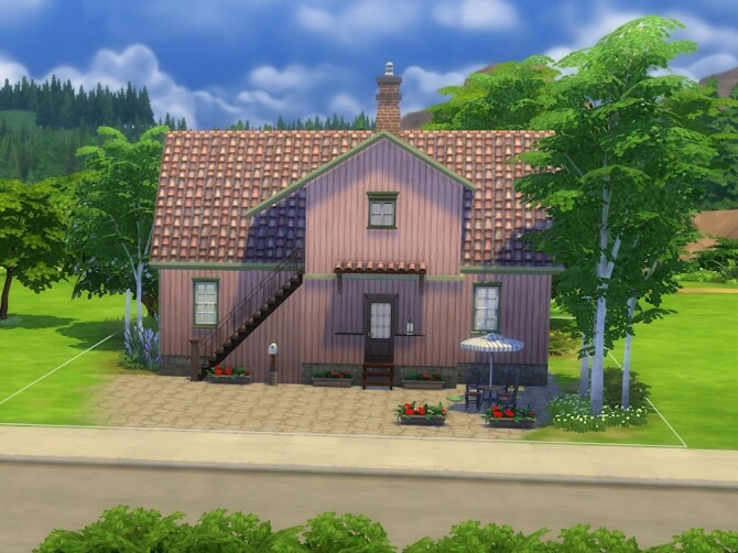 Sims 4 Gunhilds hut at KyriaT’s Sims 4 World