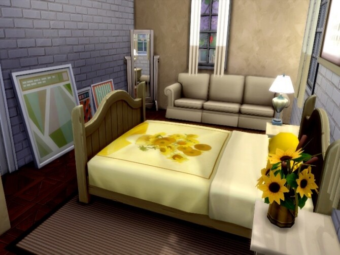Sims 4 White suburbian home by GenkaiHaretsu at TSR