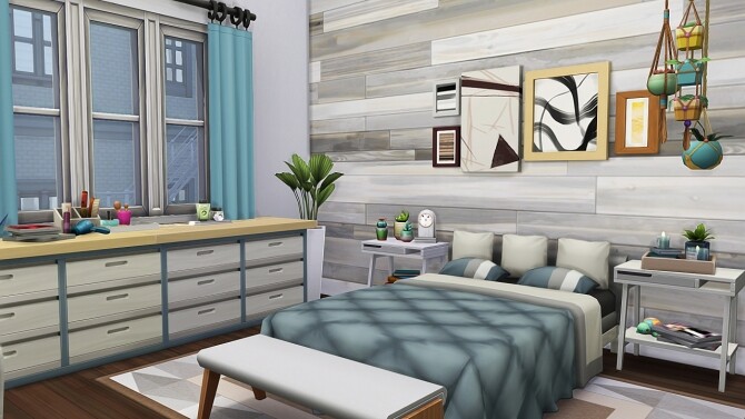 Sims 4 BIG BLENDED FAMILY APARTMENT at Aveline Sims