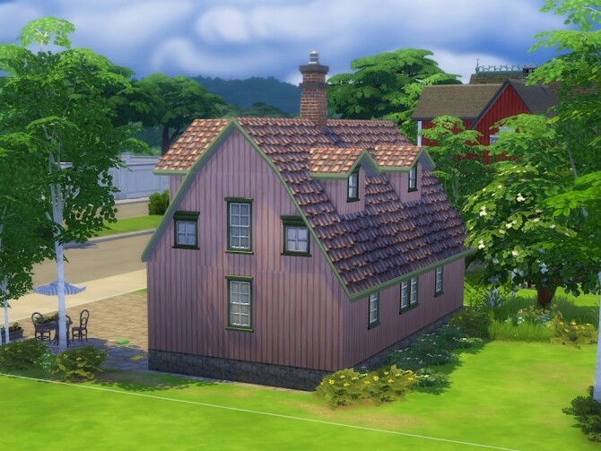 Sims 4 Gunhilds hut at KyriaT’s Sims 4 World