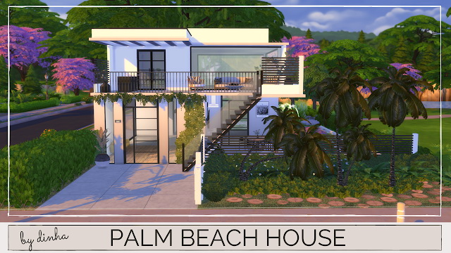 Sims 4 PALM BEACH HOUSE at Dinha Gamer