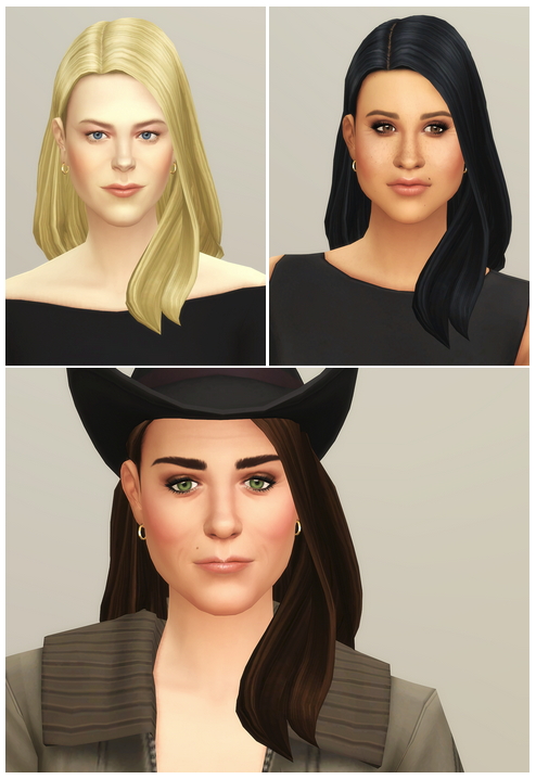 Sims 4 Kate Hair IV / V1 at Rusty Nail