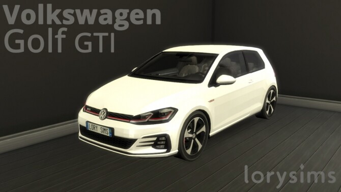 Sims 4 Volkswagen Golf GTI at LorySims