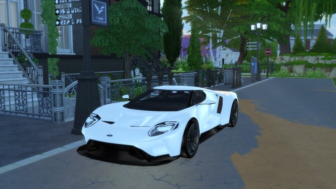Sims 4 2016 Ford GT at Modern Crafter CC