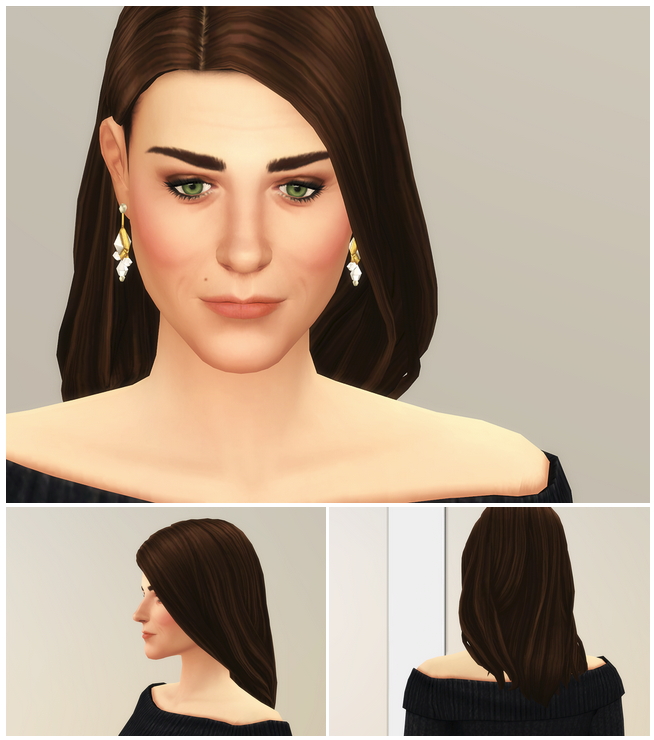 Sims 4 Kate Hair IV / V2 at Rusty Nail