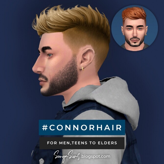 Sims 4 Shay & Connor Hairs + August Gifts at Sonya Sims