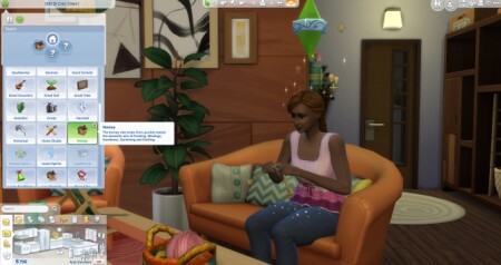 Homey Lot Trait includes Knitting skill by Mermaidlullaby at Mod The Sims