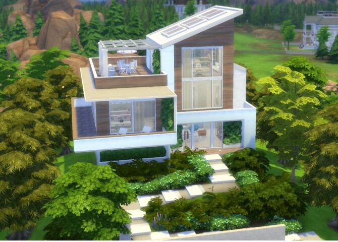 Sims 4 Modern Eco Living by RayanStar at Mod The Sims