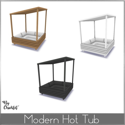 Sims 4 Modern Hot Tub at Simthing New