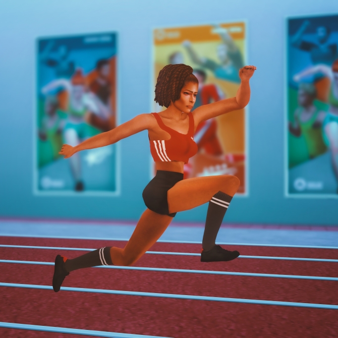 Long Jump Pose Pack at Katverse » Sims 4 Updates