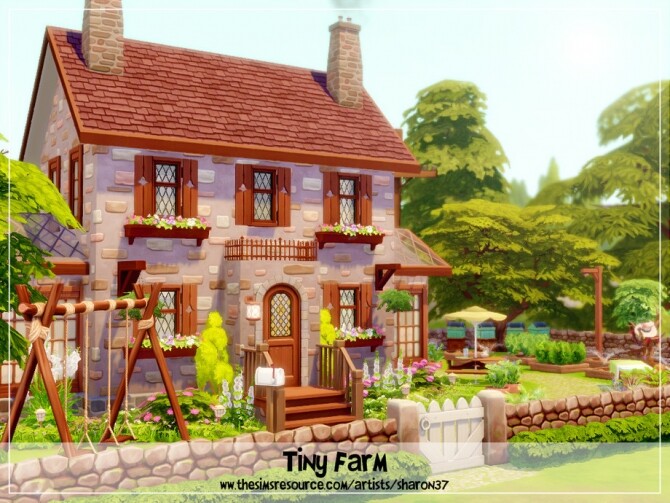 Sims 4 Tiny Farm Nocc by sharon337 at TSR