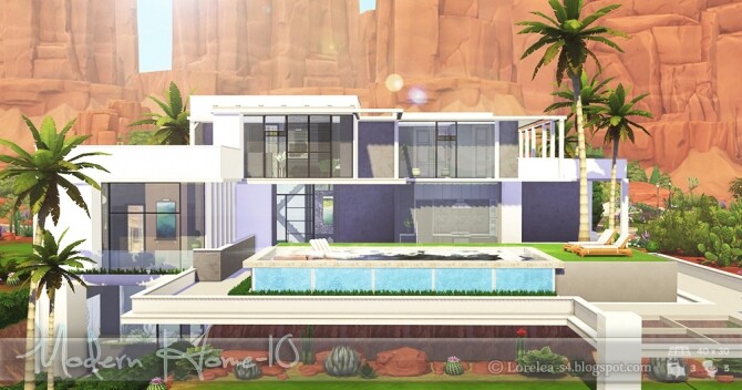 Sims 4 Modern Home 10 at Lorelea