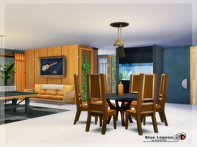 Sims 4 Blue Lagoon home by Danuta720 at TSR