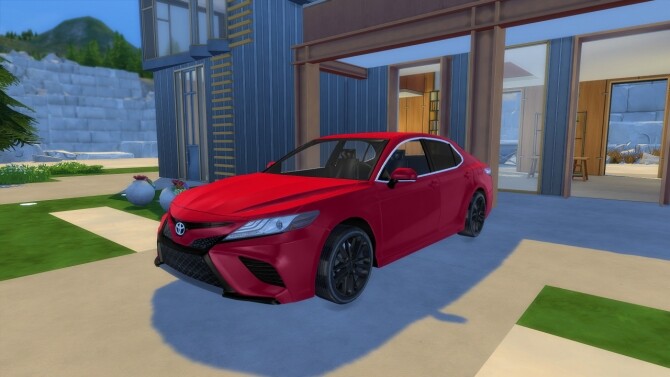 Sims 4 2018 Toyota Camry XSE at Modern Crafter CC