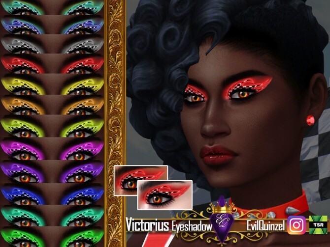 Sims 4 Victorius Eyeshadow by EvilQuinzel at TSR