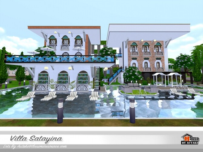 Sims 4 Villa Satayina by autaki at TSR
