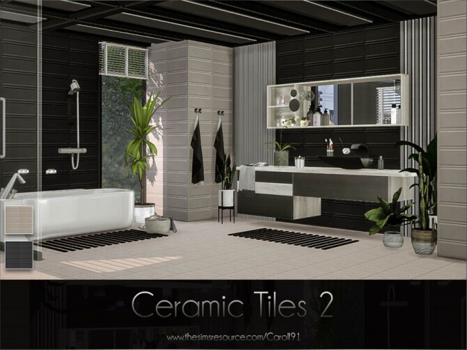 Sims 4 Ceramic Tiles 2 by Caroll91 at TSR