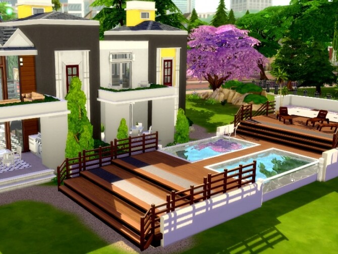 Sims 4 Martha home by GenkaiHaretsu at TSR