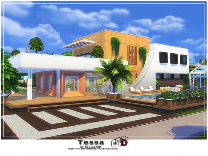 Sims 4 Tessa home by Danuta720 at TSR