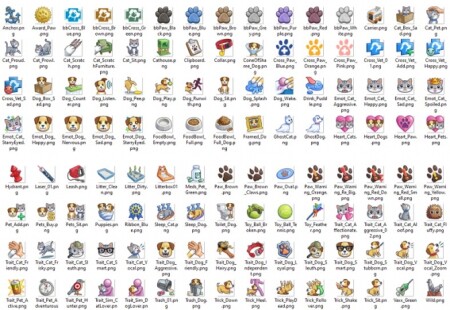 TS3/TS4 PETS Icons by Kaybarr at Mod The Sims
