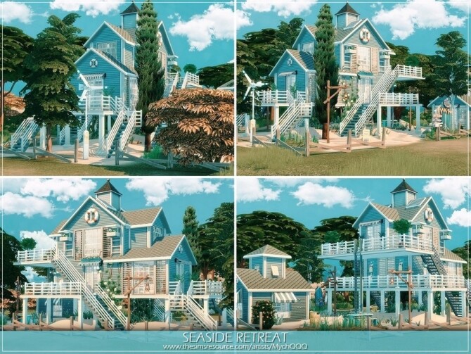 Sims 4 Seaside Retreat by MychQQQ at TSR