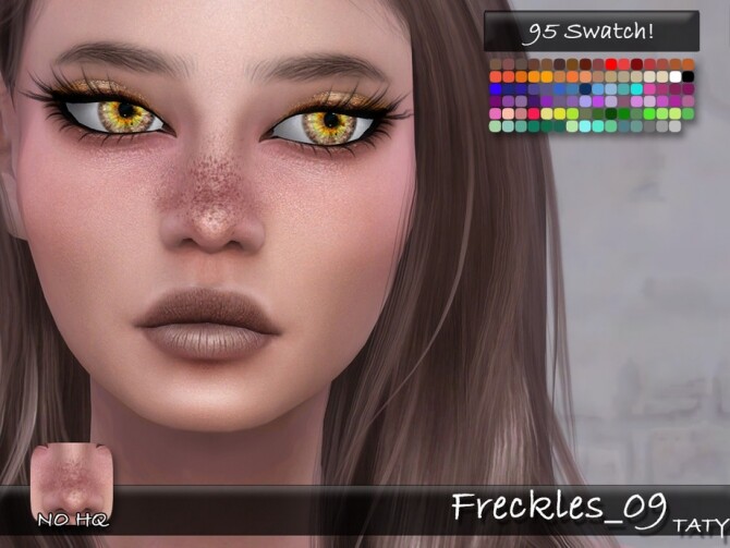 Sims 4 Freckles 09 by tatygagg at TSR