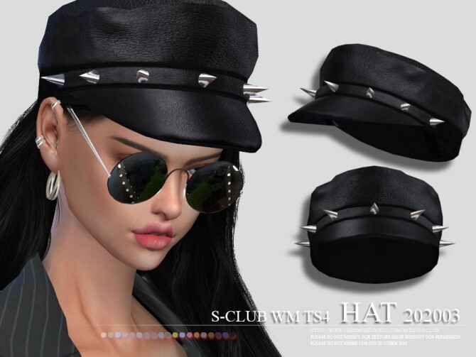 Sims 4 Hat 202003 by S Club WM at TSR