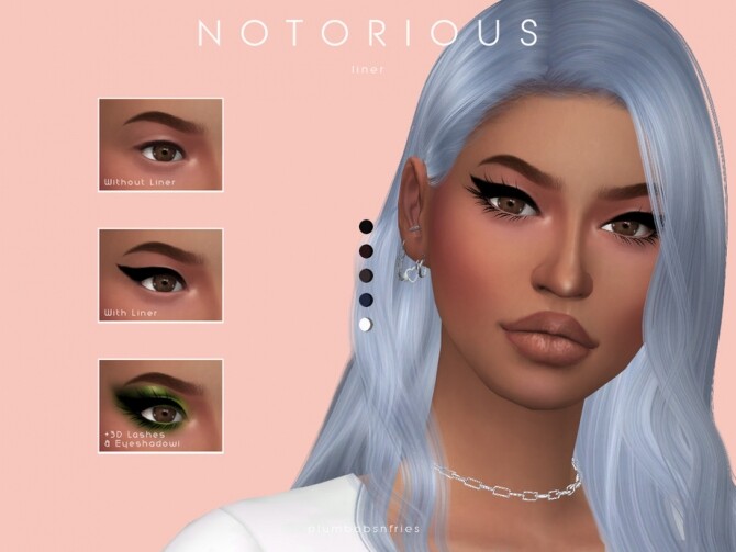 Sims 4 NOTORIOUS liner by Plumbobs n Fries at TSR