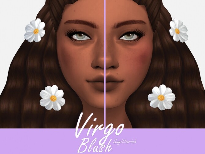 Sims 4 Virgo Blush by Sagittariah at TSR