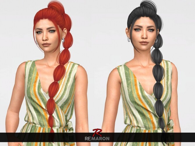 Sims 4 Boni Hair Retexture by remaron at TSR