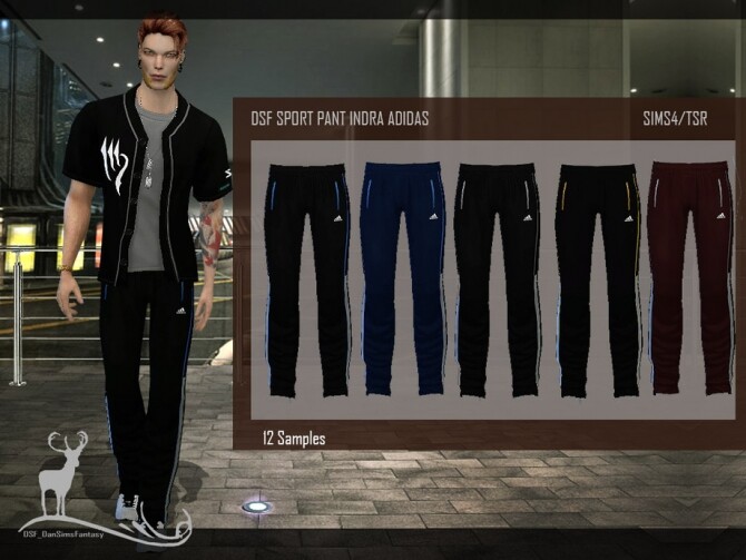 Sims 4 DSF SPORT PANT INDRA by DanSimsFantasy at TSR