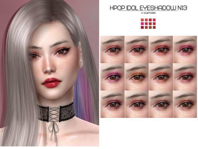 LMCS Kpop Idol Eyeshadow N13 by Lisaminicatsims at TSR