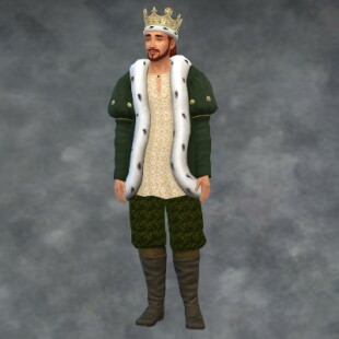 TSM King Fur Coat at Medieval Sim Tailor