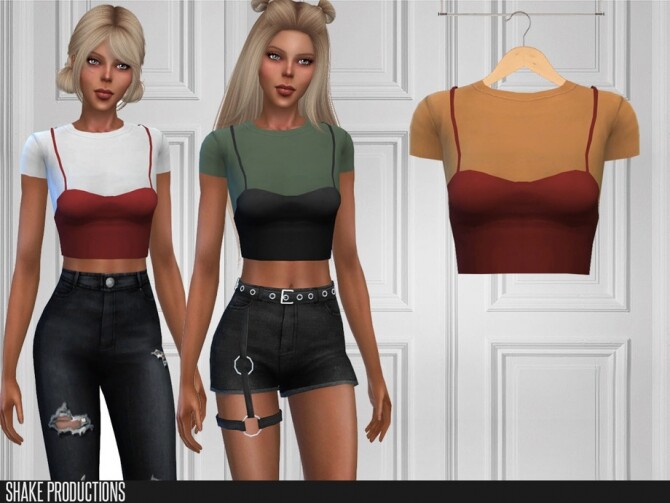 Sims 4 494 Top by ShakeProductions at TSR