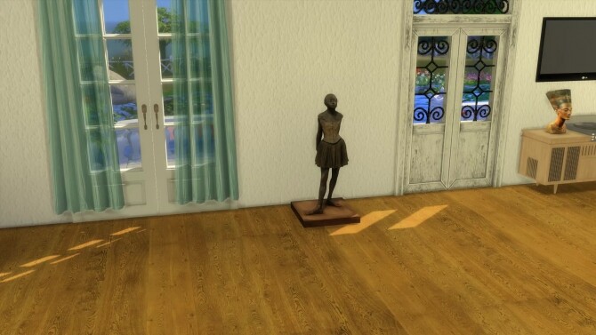 Sims 4 The Fourteen Year Old Dancer statue by Alikis Nook at Sims 4 Studio