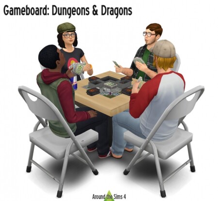 Dungeons & Dragons Gameboard at Around the Sims 4