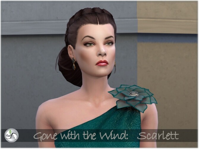 Sims 4 Gone with the Wind   Scarlett OHara by BAkalia at TSR
