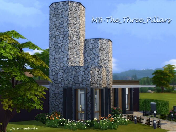 Sims 4 The Three Pillars by matomibotaki at TSR