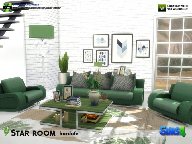 Sims 4 Star room by kardofe at TSR