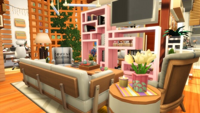 Sims 4 Freelancers Modern Home by simbunnyRT at Mod The Sims