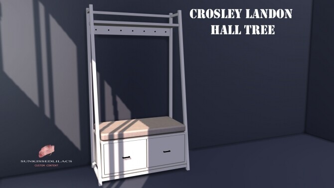 Sims 4 Crosley Landon Hall Tree at Sunkissedlilacs
