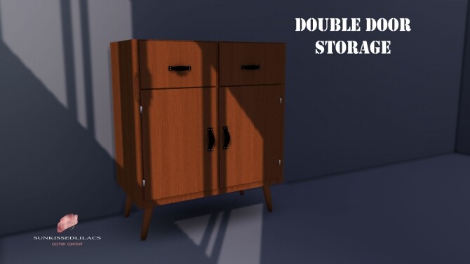 Sims 4 Double Door Storage at Sunkissedlilacs